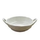Ljojo Matte Ceramic Two Ear Bowl for Soup, Noodles, Salad - Light Food Bowl