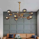 Ljojo Round Restaurant Glass LED Pendant Light | Luxury Industrial Home Decor Chandelier