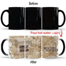 Ljojo Marauder Map Color Changing Cup Mug - Magic Heat Sensitive Tea Coffee Gift