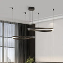 LED Circle Chandelier | Modern Nordic Dining Room Pendant Light by Ljojo
