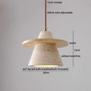 Ljojo LED Pendant Light Fixture Japanese Style Hanging Lamp for Home Decor.