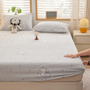 Ljojo 2025 Warm Fleece Fitted Sheet Set, Cozy Mattress Cover & Pillowcase, 3D Flower Design