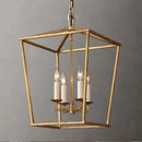 Ljojo Vintage Iron Pendant Light Modern Led Chandelier for Living Room Dining Bedroom Kitchen Island