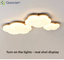 Cloud Cream LED Ceiling Light Chandelier Industrial Bauhaus Chic Home Lamps - Ljojo
