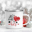 Ljojo Love Connection Couple Mugs, Creative Coffee Cups, Valentines Gifts