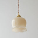 Ljojo Luxury Brass Adjustable LED Pendant Light Resin Modern Nordic Hanging Lamp
