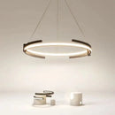 Ljojo LED Round Chandelier for Home Decor in Living Room, Dining Room - Simple Design
