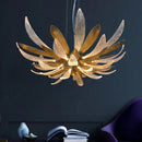 Ljojo LED Glass Chandelier - Full Copper Creative Design for Living Dining Room
