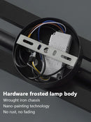 Ljojo LED Line Ceiling Lamp: Modern Black White Light for Various Rooms
