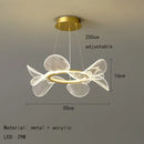 LED Flower Chandelier Luxury Pendant Lamp for Living Room Dining Kitchen Decor by Ljojo