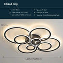 Modern LED Dimmable Ceiling Light Fixture for Living Dining Bedroom by Ljojo