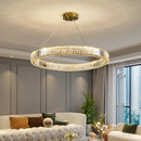 Modern Crystal LED Pendant Light for Bedroom | Ljojo Hanging Lamp | Indoor Illumination Chandelier