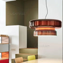 Ljojo Light Luxury Brown Glass Pendant Lamp