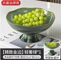 Ljojo Light Luxury Fruit Plate for Living Room Tea Table Snacks and Candy Organization