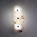 Ljojo Marble LED Wall Lamp: Copper Luxury Sconce for Bedroom Living Room