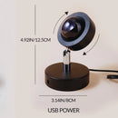 Heart Shaped LED Projection Light - USB Bedroom Background Decoration for Valentine's Day by Ljojo