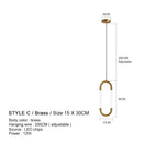 LED Restaurant Pendant Lights Chandelier Black Gold Nordic Luxury Kitchen Fixtures Ljojo