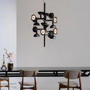 Ljojo Postmodern LED Ceiling Chandeliers - Creative Black Pendant Lights for Home Decor