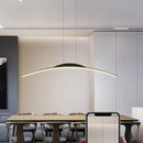 Ljojo Curved Arc Chandelier Modern Ceiling Pendant Lamp for Dining Room Kitchen Bar Bedroom