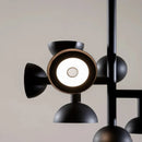 Ljojo Postmodern LED Ceiling Chandeliers - Creative Black Pendant Lights for Home Decor