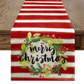 Christmas Tree Printed Table Runner by Ljojo: Festive Home Party Decor
