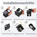 Ljojo LED Wall Lamp: Modern Waterproof Aluminum Outdoor Indoor Light, G9 Bulb.