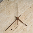 Ljojo LED Wall Clock Yellow Stone Light for Modern Nordic Decor
