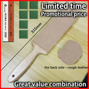 2026 Portable Knife Sharpening Stone - Aluminum Base Polishing Leather Strip - Kitchen Sharpening System by Ljojo