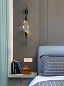 Modern Copper Crystal Wall Lamp Designer for Living Room Dining Bedroom by Ljojo