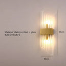 Clear Glass Wall Light for Living Room with E14 G9 Bulb, Ljojo Brand