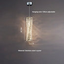 Ljojo Crystal Pendant Light Chandelier Modern Stylish Lighting Fixture for Bedroom Hallway Decor