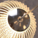 Modern Crystal Ball Fishbone Pendant LED Chandelier for Luxury Home Decor by Ljojo
