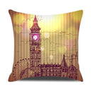 Ljojo London Guard Street Scene Cushion Cover - Cute Cartoon Design