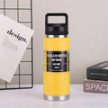 Ljojo 304 Stainless Steel Thermos Bottle, Portable Hot Cold Drinking Water Bottle for Outdoor Activities