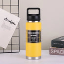 Ljojo 304 Stainless Steel Thermos Bottle, Portable Hot Cold Drinking Water Bottle for Outdoor Activities