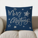 Blue Car & Tree Christmas Pillow Cover - Ljojo Brand