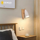 Ljojo Mid-Century Adjustable Reading Wall Lamps for Bedrooms & Airbnb Background Lighting