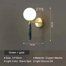 LED G9 5W Marble Wall Lamp - Modern Nordic Minimalist Round Ball Wall Lamp by Ljojo