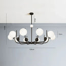 Ljojo Minimalist Molecular LED Pendant Light Circular Hanging Lamp