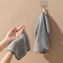 Ljojo Microfiber Face Towel Bathroom Washing Towel Kitchen Cleaning Cloth