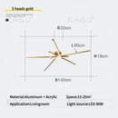 Ljojo Modern Art LED Pendant Light with Remote Control