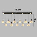 Ljojo Luxury Crystal Chandelier Pendant Light for Living Room Dining Room Ceiling Lighting