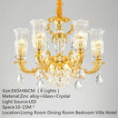 European Crystal Pendent Lamp LED for Living Room. By Ljojo, Enhance Your Home Décor Today!