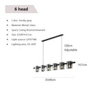 Modern Amber Glass Chandelier Luxury Hanging Lamp Home Decoration for Living Room by Ljojo