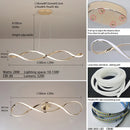 Modern LED Chandelier Hanging Light | Minimalist Home Decor Pendant Lamps by Ljojo