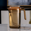 Ljojo 2200ML Water Juice Pitcher: Transparent Bottle for Fresh Drinks Storage