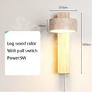 Japanese Yellow Travertine LED Wall Light for Bathroom - Ljojo