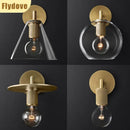 Ljojo LED Copper Wall Lamp for Restaurant Living Room TV Background Lighting