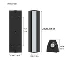 Ljojo 12W Outdoor Wall Sconce, Waterproof Aluminum Garden Porch Terrace Balcony Lighting