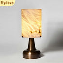 Ljojo Marble LED Desk Lamp: Minimalist Modern Nordic Design for Bedroom and Living Room